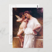 『愛の秘密』ブーゲロー ポストカード (正面/裏面)