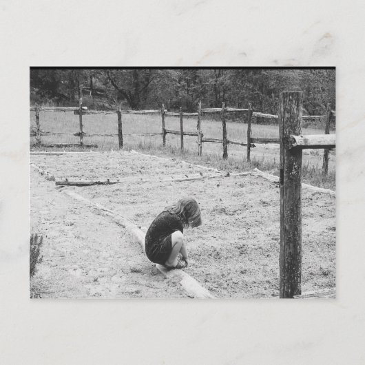 愛の種をまくこと ポストカード (正面)