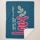 愛の種をまく シェルパブランケット (正面)