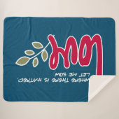 愛の種をまく シェルパブランケット (正面(横))