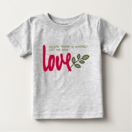 愛の種をまく ベビーTシャツ