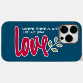 愛の種をまく Case-Mate iPhoneケース (裏面 (横))