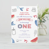 愛の笑いとおもしろいのオールアメリカンパーティーの1年 招待状 (スタンド正面)