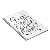 愛の笑いと魔法の記憶レタリング ノートブック (右側)