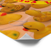 愛の笑いライブラバーダックの言感動的葉 ポスター (角)