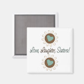 愛の笑い姉妹 マグネット (正面/裏面)