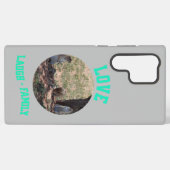 愛の笑い家族サムスン電話ケース SAMSUNG GALAXYケース (裏面横)