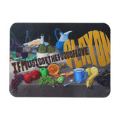 愛の糧となる音楽 マグネット (横)