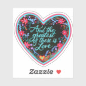 愛の素晴らしインスピリティかわいらし シール (シート)