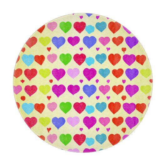 愛の素晴らしパタ鮮やかーン カッティングボード (正面)