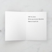 愛の結び目: 心を理解してくれる人への俳句カード カード (内部)