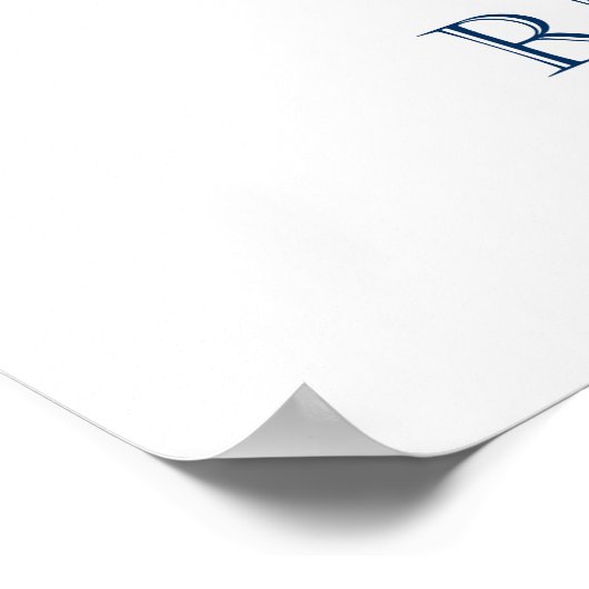 愛の結婚サインまたは記念日の航海のスタイル ポスター (角)