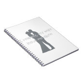 愛の結婚婚約おもしろい妻を尊敬する38 ノートブック (右側)