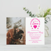 愛の結婚婚約パーティ 招待状 (スタンド正面)