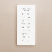 愛の結婚物語とアイコンを持つタイムラインテンプレート メニュー