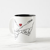 愛の統一マグカップ ツートーンマグカップ (正面左)
