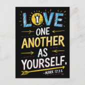 愛の統一:愛のスケッチ ポストカード (正面)