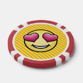 愛の絵文字 ポーカーチップ (シングル)