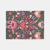 愛の継ぎ目の破烈! フリースブランケット (正面(横))