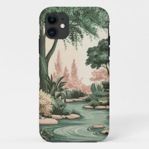 愛の緑の宇宙 iPhone 11 ケース