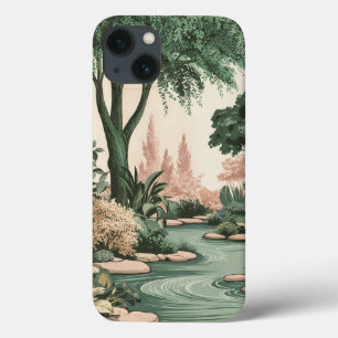 愛の緑の宇宙 iPhone 13ケース