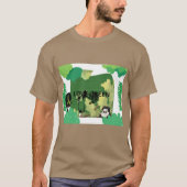 愛の緑 Tシャツ (正面)