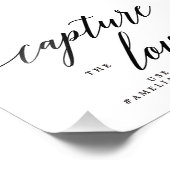 愛の編集可能な色とサイズの記号を取得するMSC フォトプリント (角)