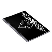 愛の翼ブラックノート ノートブック (右側)