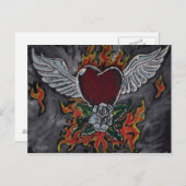 愛の翼 ポストカード (正面/裏面)