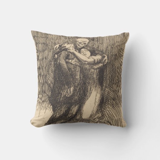 愛の聖別(Paul-Albert Besnard) クッション (正面)