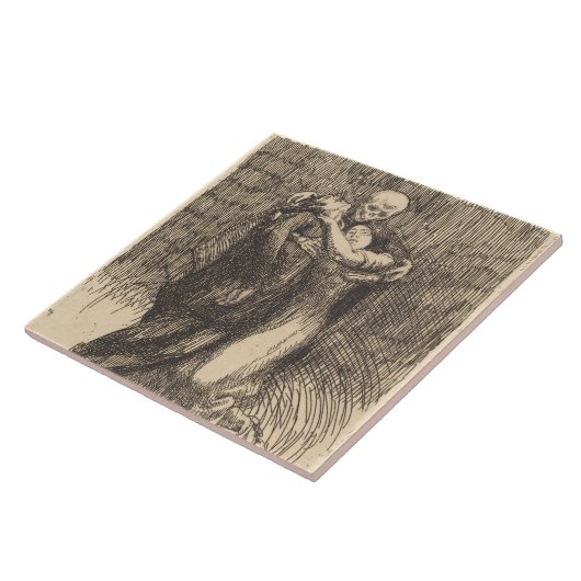 愛の聖別(Paul-Albert Besnard) タイル (側面)