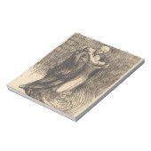 愛の聖別(Paul-Albert Besnard) ノートパッド (回転)