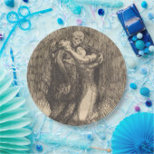 愛の聖別(Paul-Albert Besnard) ペーパープレート (パーティー)