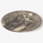 愛の聖別(Paul-Albert Besnard) ペーパープレート (アングル)