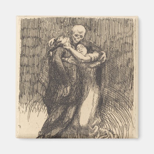 愛の聖別(Paul-Albert Besnard) マグネット (正面)