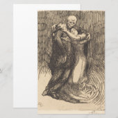 愛の聖別(Paul-Albert Besnard) 便箋 (正面/裏面)