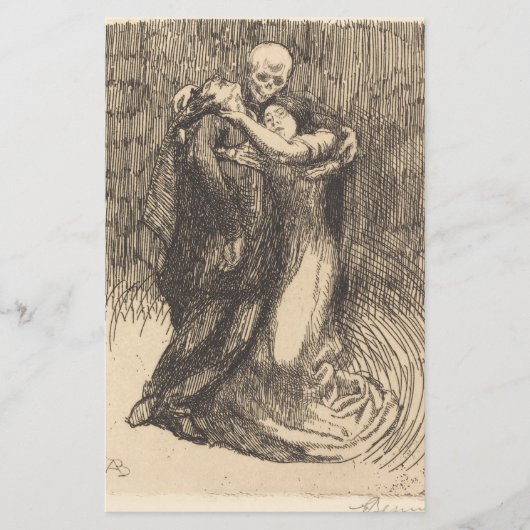 愛の聖別(Paul-Albert Besnard) 便箋 (正面)