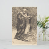 愛の聖別(Paul-Albert Besnard) 便箋 (スタンド正面)