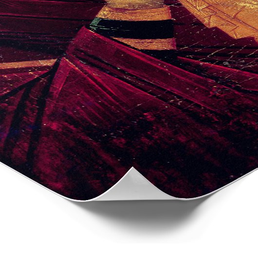 愛の聖母を描いたアイコン ポスター (角)