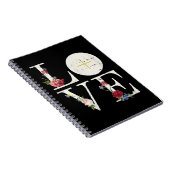 愛の聖餐式の最初の聖餐式キリスト教のカタチ ノートブック (右側)