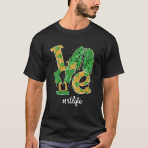 愛の肺呼吸セラピーRTライフセントパトリック Tシャツ