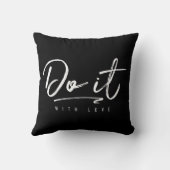 愛の背景色カスタムで行う クッション (裏面)