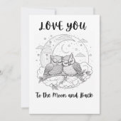 愛の色のページにフールのバレンタインデーハート シーズンカード (正面)