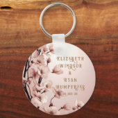 愛の花々»結婚式招待状 キーホルダー (正面)