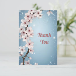 愛の花々»結婚式招待状 サンキューカード