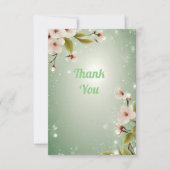 愛の花々»結婚式招待状 サンキューカード (正面)