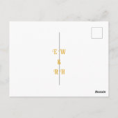 愛の花々»結婚式招待状 ポストカード (裏面)