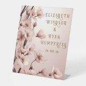 愛の花々»結婚式招待状 台座サイン (正面)