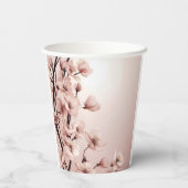 愛の花々»結婚式招待状 紙コップ (裏面)