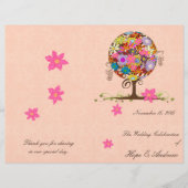 愛の花の木の魔法の森の結婚輪 (正面)